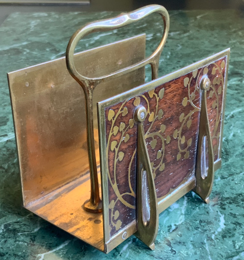 Art Nouveau circa 1910 German letter stand by Erhard & Sohne